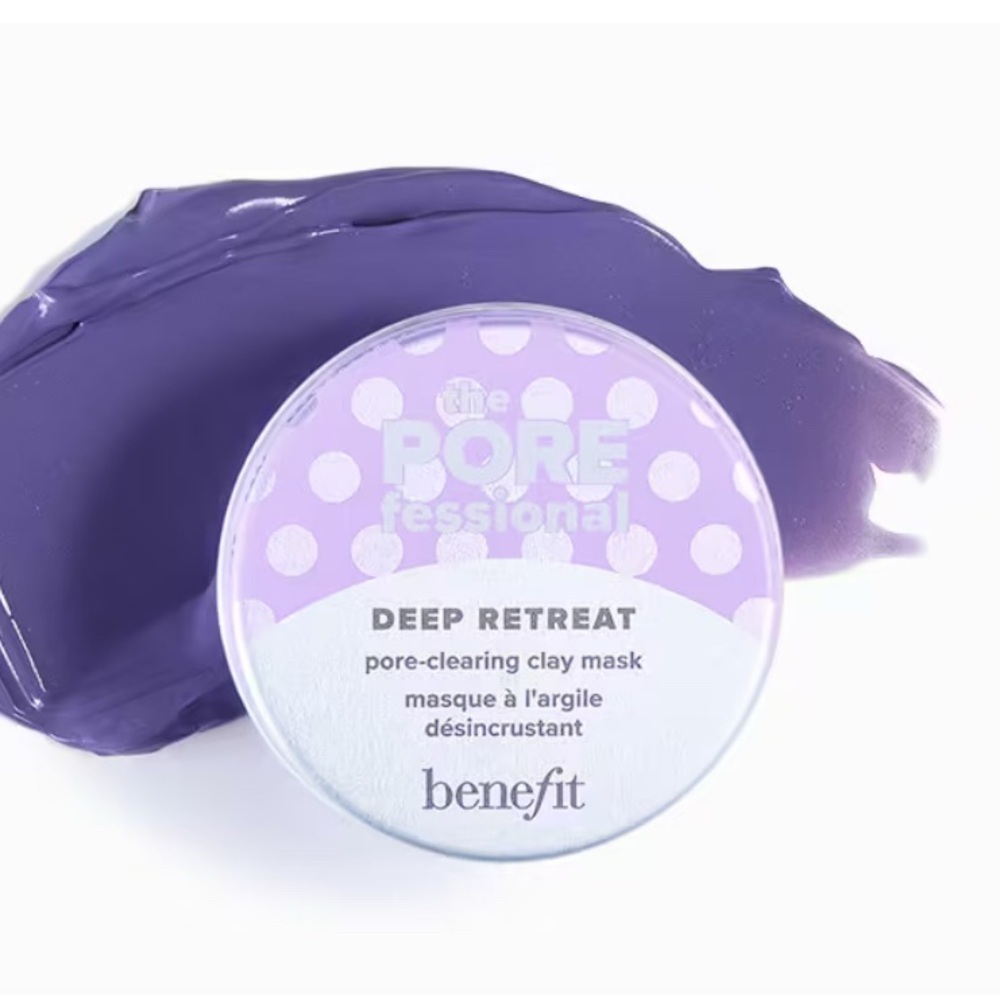 Benefit Deep Retreat Pore-Clearing Clay Mask - Purple